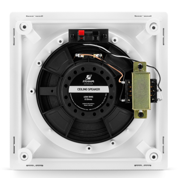CAIXA DE SOM DE EMBUTIR CS 6" 40W FR QUADRADA - COM TRAFO - Image 4