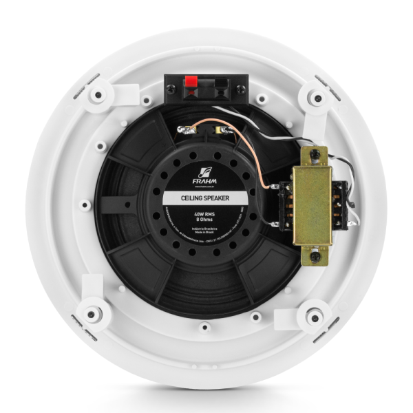 CAIXA DE SOM DE EMBUTIR CS 6" 40W FR REDONDA - COM TRAFO - Image 4