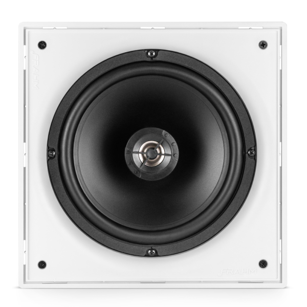 CAIXA DE SOM DE EMBUTIR HS 8" 80W COAXIAL - TELAR ALUMÍNIO